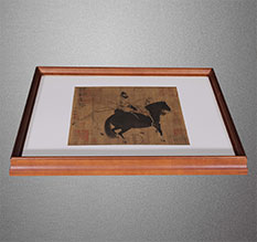 桂东书画装裱配框服务案例